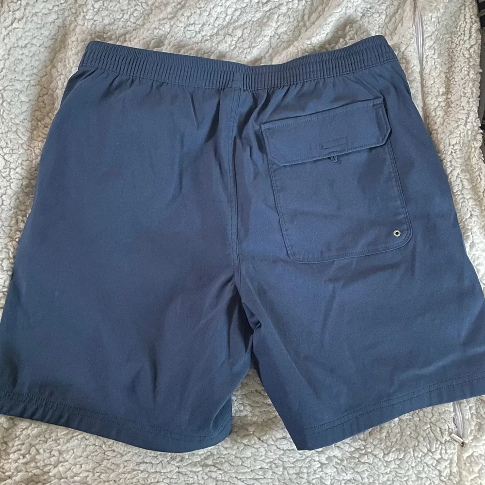 The North Face Mens 32‎ Shorts Blue Outdoor Hiking Casual stretchy Lightweight